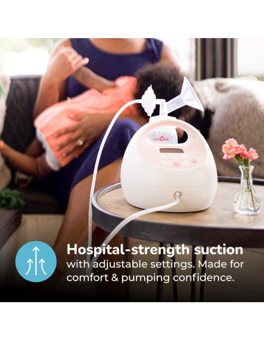 Bomba de Pecho Eléctrica Espectra S2 Plus Premier con Tote Gris