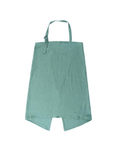 Cubierta de Lactancia 100% Algodón Transpirable Verde Romano