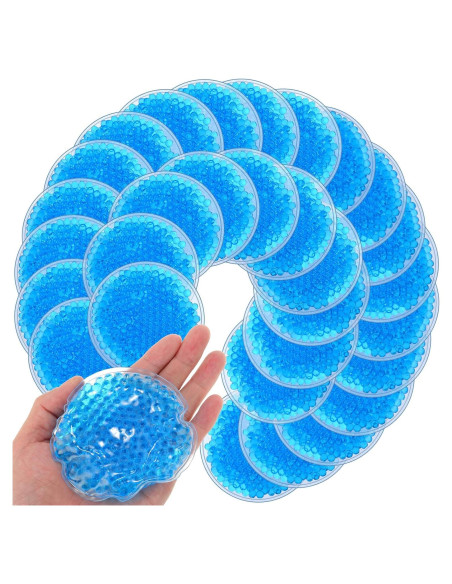 Paquete de Hielo Reutilizable Woanger 30 Piezas Azul 10x10 cm