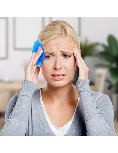 Paquete de Hielo Reutilizable Woanger 30 Piezas Azul 10x10 cm