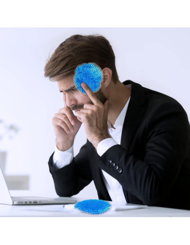 Paquete de Hielo Reutilizable Woanger 30 Piezas Azul 10x10 cm