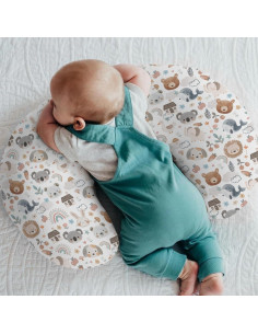 Funda de Almohada de Lactancia Boho Animales Neutros 55.88x45.72 cm 2