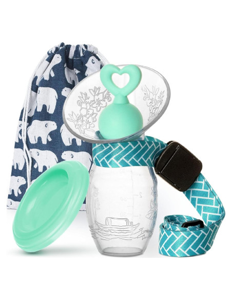 Bomba de Pecho Manual BumbleBee 90ml Silicona Libre BPA