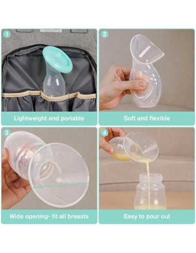 Bomba de Pecho Manual BumbleBee 90ml Silicona Libre BPA