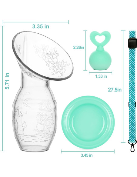 Bomba de Pecho Manual BumbleBee 90ml Silicona Libre BPA