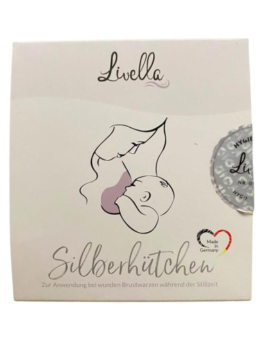 Tazas de Lactancia de Plata 999 - Ajuste Universal - Hechas en Alemania