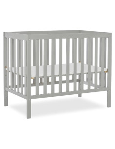 Cuna Mini Convertible 4-en-1 Dream On Me Edgewood Gris