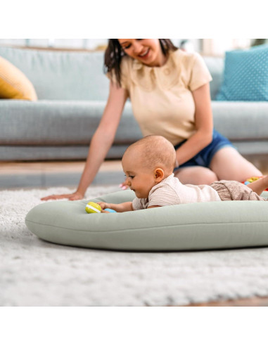 Cojín para Bebés Ligero y Ergonómico - Algodón Salvia