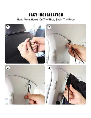 Cortina de Privacidad MEEWOO Negra 200.7x100.3 cm para Auto