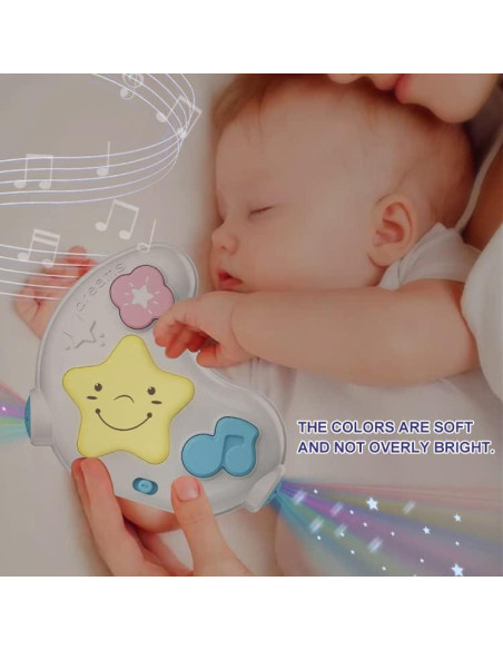 Máquina de Ruido Blanco para Bebés CXJOIGXI 108 Canciones Luz Nocturna