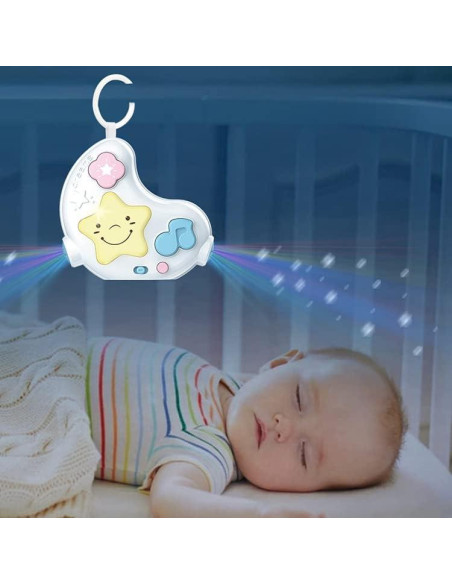 Máquina de Ruido Blanco para Bebés CXJOIGXI 108 Canciones Luz Nocturna