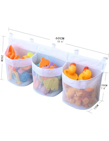 Organizador de Juguetes para Bañera Shaowu 60x25 cm PVC