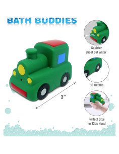 Juguete de Baño Squirter Tren Amigo DolliBu - Flotante 7.62 cm 2