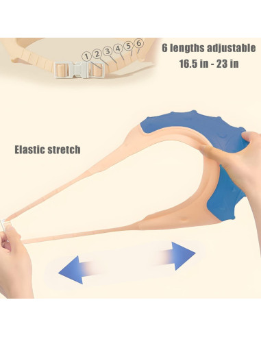 Gorro de Baño para Bebé ENT4kid Ajustable Silicona 42-61 cm