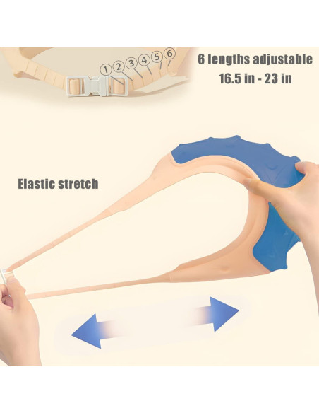 Gorro de Baño para Bebé ENT4kid Ajustable Silicona 42-61 cm