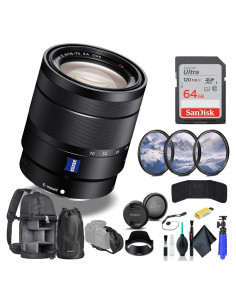 Lente Sony Vario-Tessar T E 16-70mm f/4 ZA OSS + Accesorios