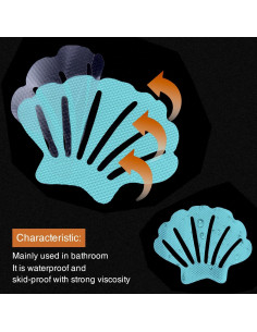 Pegatinas Antideslizantes Secopad para Bañera - 12 Piezas 2