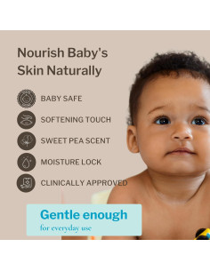 Loción para Bebés Clear Essence Guisante Dulce 255g Hidratante 2