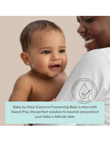 Loción para Bebés Clear Essence Guisante Dulce 255g Hidratante