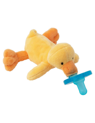 Chupete WubbaNub Pato Amarillo Bebé - Silicona 100%