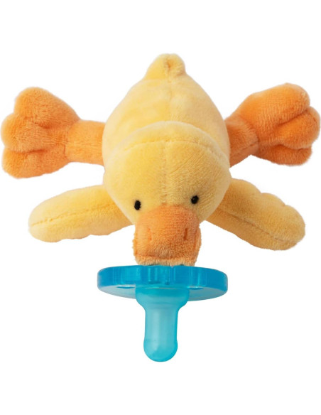 Chupete WubbaNub Pato Amarillo Bebé - Silicona 100% Chupete WubbaNub Pato Amarillo Bebé - Silicona 100%