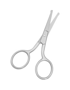 Tijeras de Pelo Motanar de Acero Inoxidable 8.9 cm Punta Redonda 2