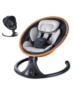 Columpio Eléctrico LAREX para Bebés 0-6 Meses 5 Velocidades