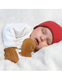 BQUBO 12 Pares Manoplas Bebé Algodón 0-6 Meses Sin Rasguños 2