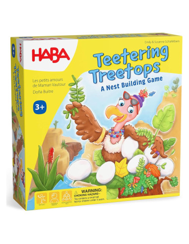 Juego de Apilamiento HABA Teetering Treetops para Niños 3+