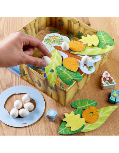 Juego de Apilamiento HABA Teetering Treetops para Niños 3+