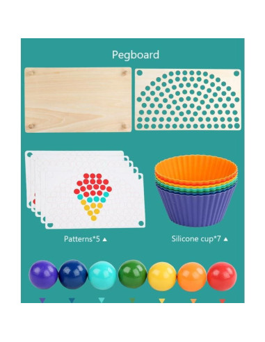 Juego Montessori de Habilidades Prácticas EduLand 30x18 cm