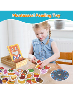 Juguete de Alimentación Montessori Playducate para Niños 1-3 Años 2