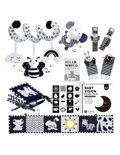 Juguetes Sensoriales Montessori Starrykids para Bebés 0-6 meses