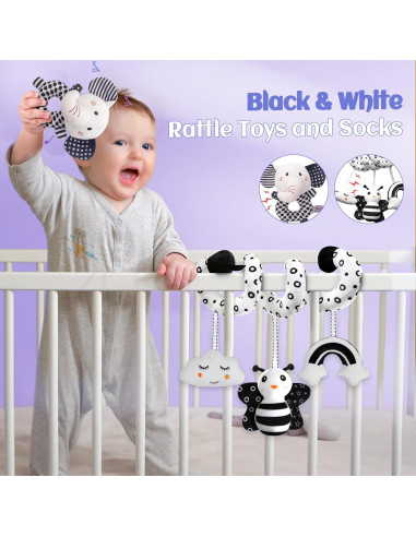 Juguetes Sensoriales Montessori Starrykids para Bebés 0-6 meses