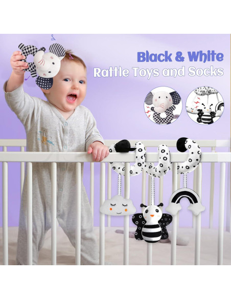 Juguetes Sensoriales Montessori Starrykids para Bebés 0-6 meses