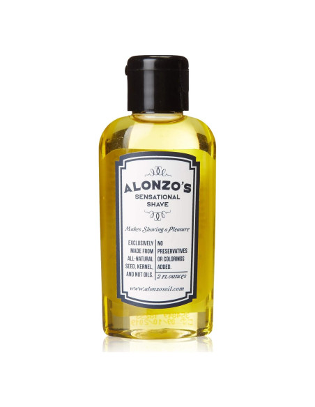 Aceite de Afeitar Natural Alonzo 59.15 ml - Hidrata y Calma