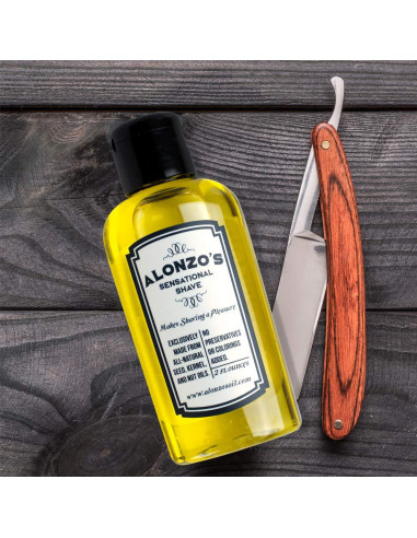 Aceite de Afeitar Natural Alonzo 59.15 ml - Hidrata y Calma