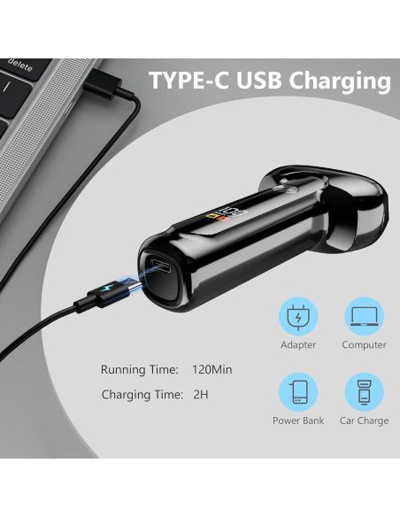 Afeitadora eléctrica RUIM BD-2305-C03 húmeda/seca recargable