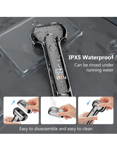 Afeitadora eléctrica RUIM BD-2305-C03 húmeda/seca recargable