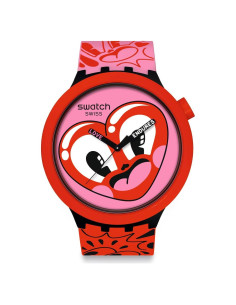 Reloj Unisex Swatch Big Bold Hattie'S Heart Automático 47mm
