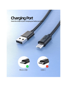 Cable de Carga Micro USB 1.5m Superer para PowerCore 2