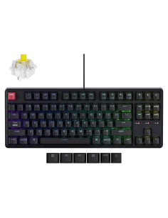 Teclado Mecánico Keychron C3 Pro TKL 80% RGB QMK Cable