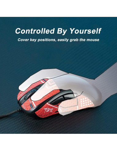 Cinta de agarre antideslizante Hokeyio para mouse Logitech G502