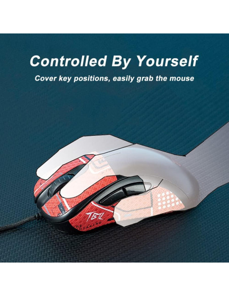 Cinta de agarre antideslizante Hokeyio para mouse Logitech G502