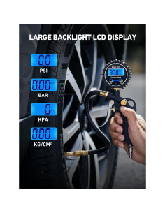 Medidor de Presión de Neumáticos Digital AstroAI con Inflador 2