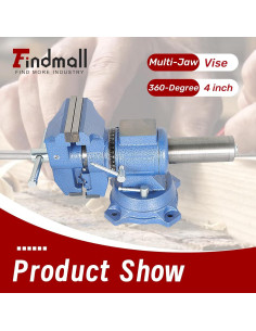 Prensa de Banco Multipropósito Findmall 10.16 cm Servicio Pesado 2