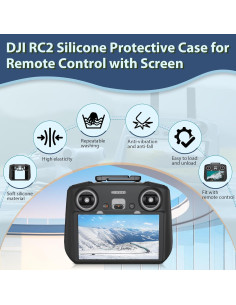 Funda Protectora de Silicona para Controlador DJI RC 2 y Mini 4 Pro 2