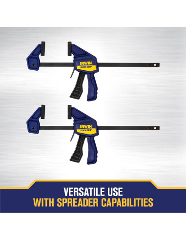 Juego de abrazaderas IRWIN QUICK-GRIP 4 piezas 11.4 cm y 5.1 cm