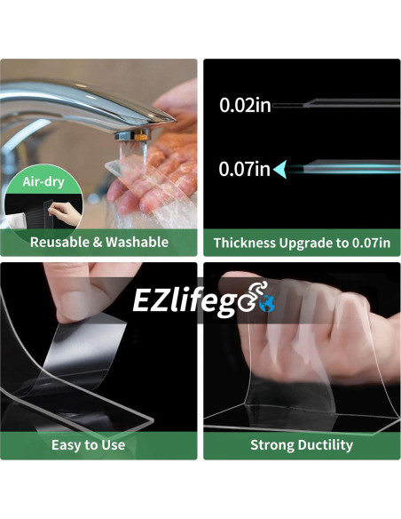 Cinta Doble Cara Nano EZlifego 1008 cm Alta Resistencia