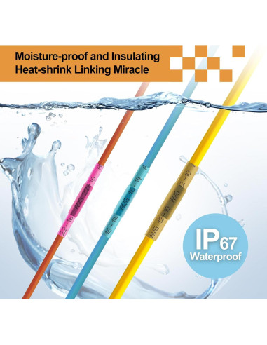 1500 Conectores Termorretráctiles Aislados AccEncyc 16-14 AWG